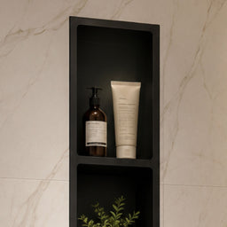 Triple Shower Niche 8X35 - Matte black