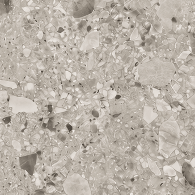 Mur de douche en PVC effet terrazzo grigio mat 48 po x 96 pouce