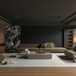 Moulure en coin en WPC – noir