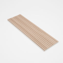 Decorative Wall Panel WPC – Natural Wood Half-Round Design