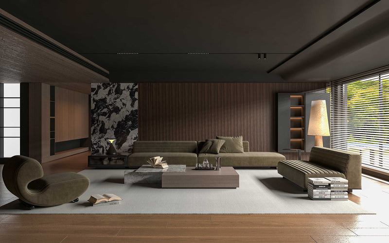 Decorative Wall Panel WPC – Walnut Wood Slat Design