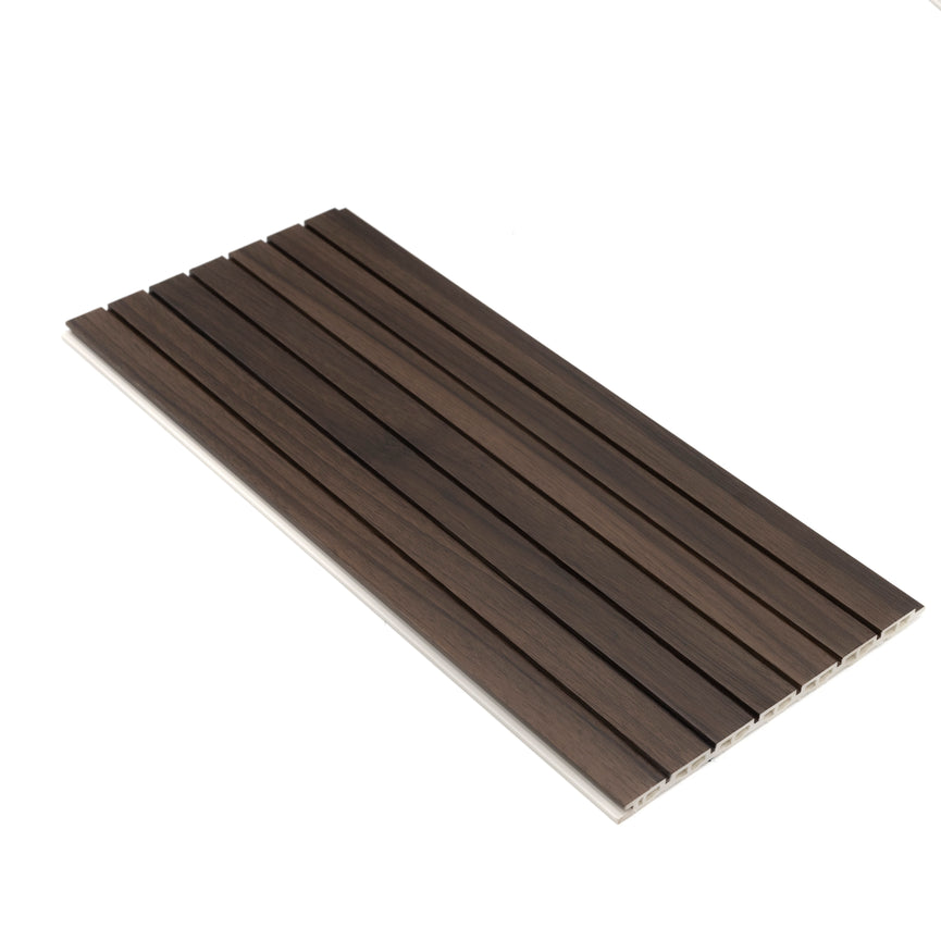 Decorative Wall Panel WPC – Walnut Wood Slat Design