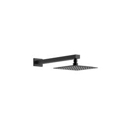 Robinetterie CASCATA de douche - carré noir mat