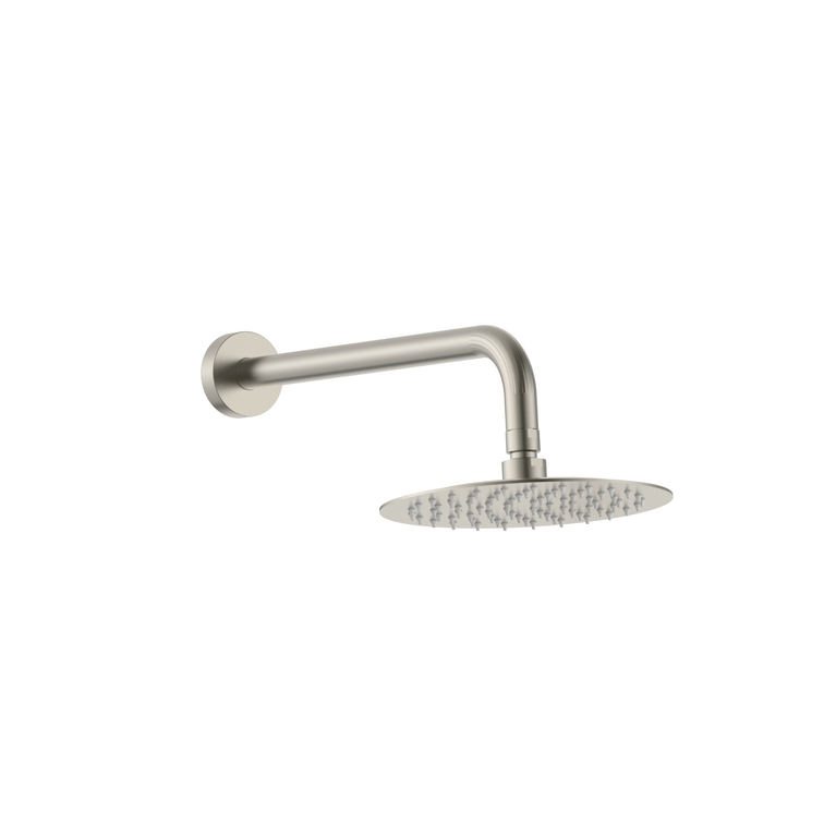 Robinetterie CASCATA de douche - rond acier brossé