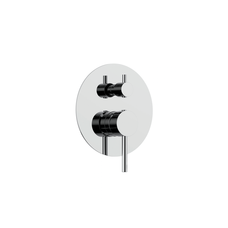 Robinetterie CASCATA de douche - rond chrome
