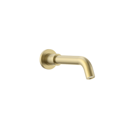 Robinetterie SERENITA murale pour bain douche rond or brossé