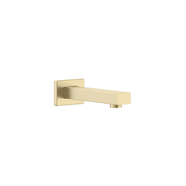Robinetterie SERENITA murale pour bain douche carré or brossé