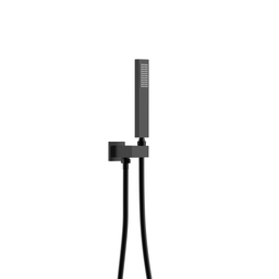 Robinetterie CASCATA de douche - carré noir mat