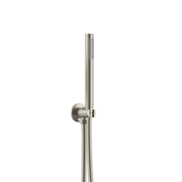 Robinetterie SERENITA murale pour bain douche rond acier brossé