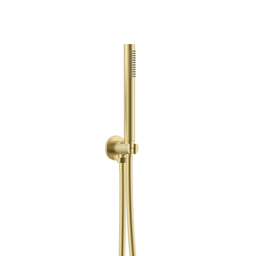 Robinetterie SERENITA murale pour bain douche rond or brossé