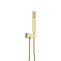 Robinetterie SERENITA murale pour bain douche carré or brossé