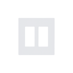 Screwless Wall Plate - Double