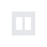 Screwless Wall Plate - Double