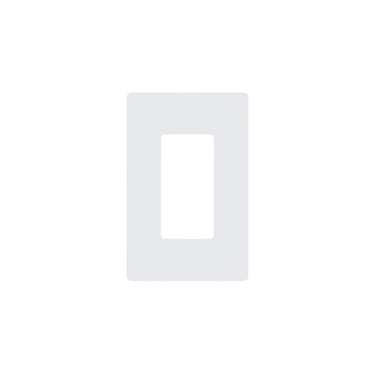 Plaque murale blanche sans vis apparente - Simple