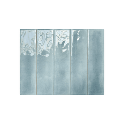 Céramique murale 3x12 Antique Baby Blue Lustré
