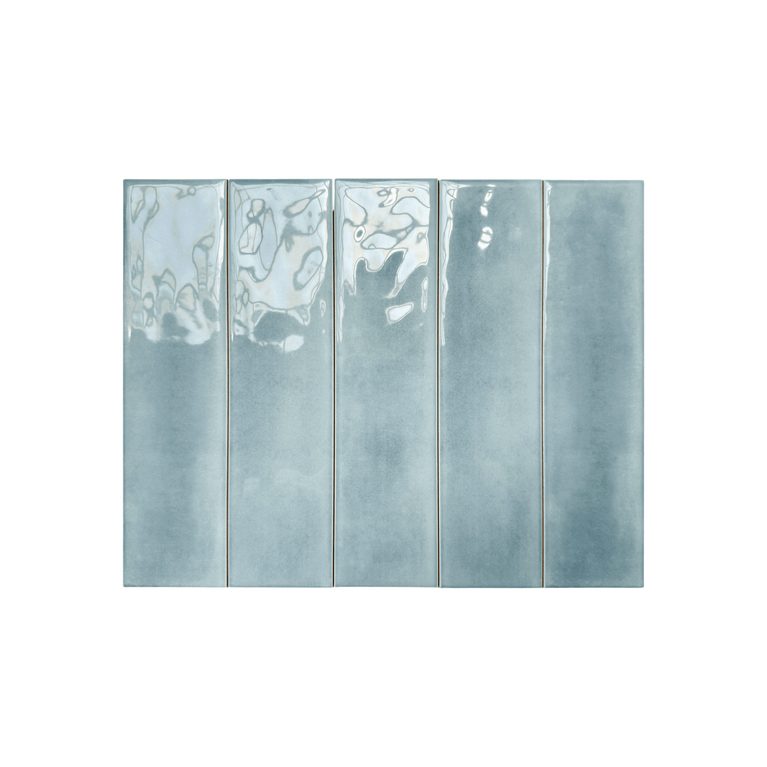 Céramique murale 3x12 Antique Baby Blue Lustré