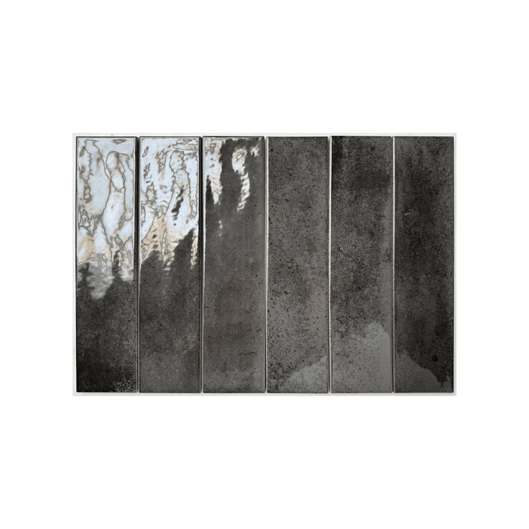 Céramique murale 3x12 Antique Charcoal Lustré