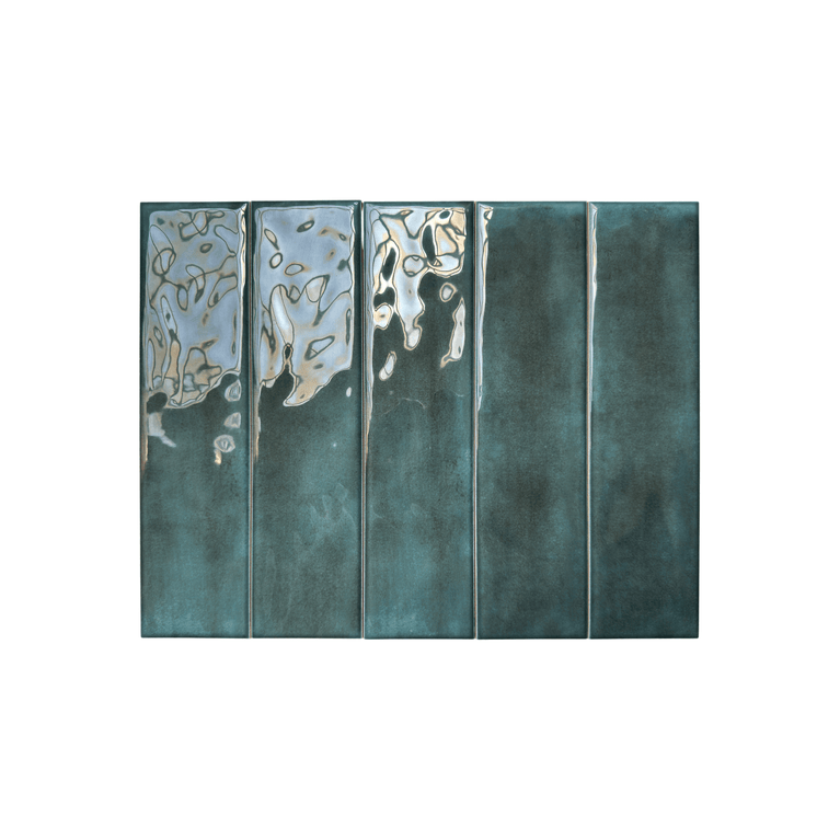 Céramique murale 3x12 Antique Emeraude Lustré