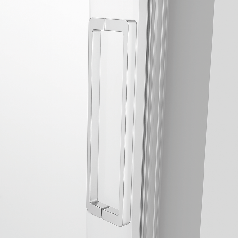 60-inch chrome glass door for shower bath