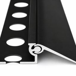 12 mm adaptive molding in matte black aluminum