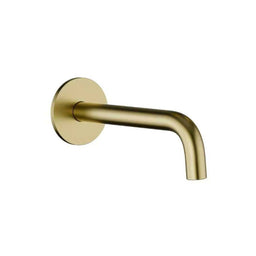 Round gold bath shower faucet