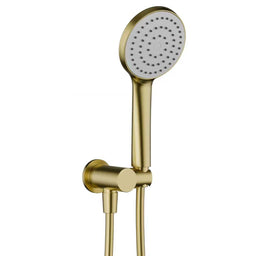 Round gold bath shower faucet