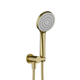 Round gold shower faucet