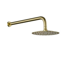 Round gold shower faucet