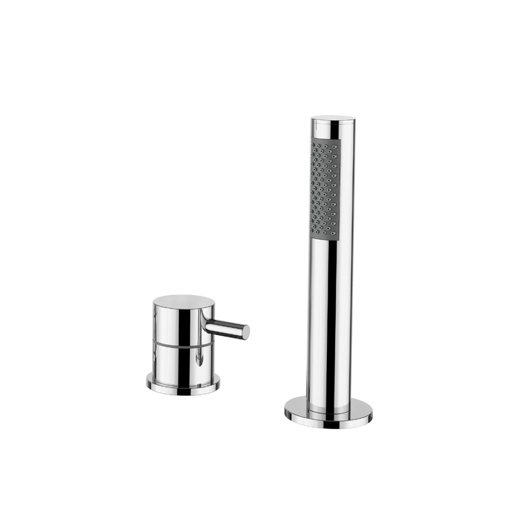 Robinet de bain avec douchette chrome