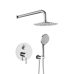 Robinet de douche rond chrome
