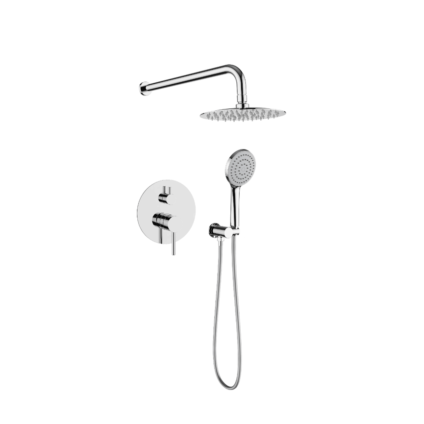 Robinet de douche rond chrome