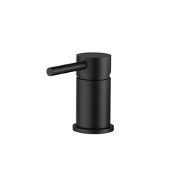 Round Black Matte Bathroom Faucet – Deck Mounted