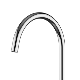 Robinet de salle de bain sur plan rond - Chrome