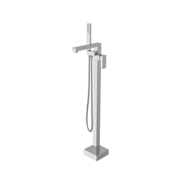 Robinetterie SERENITA pour bain autoportante - carré chrome