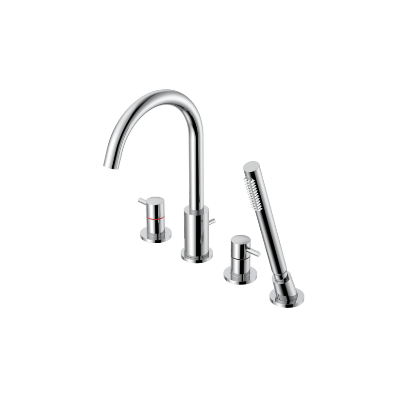 Robinetterie SERENITA sur bain - chrome