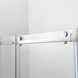 Douche (Base et Vitres inclus) chrome 32" X 60" en coin - Mur droit vitre gauche | Entrepôt de la Réno