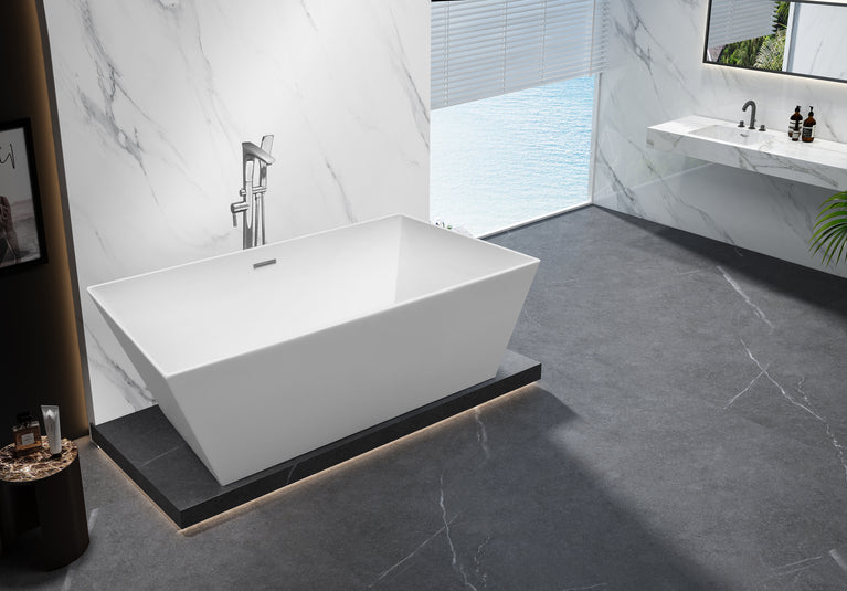 Louis freestanding bath 59" X 30" X 23"