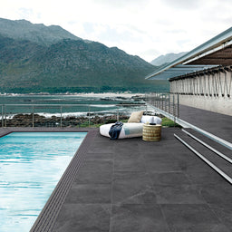 Tuile extérieure 24x24 Enzo Coal