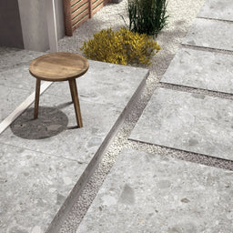 Tuile extérieure 24 x 24 Terrazzo