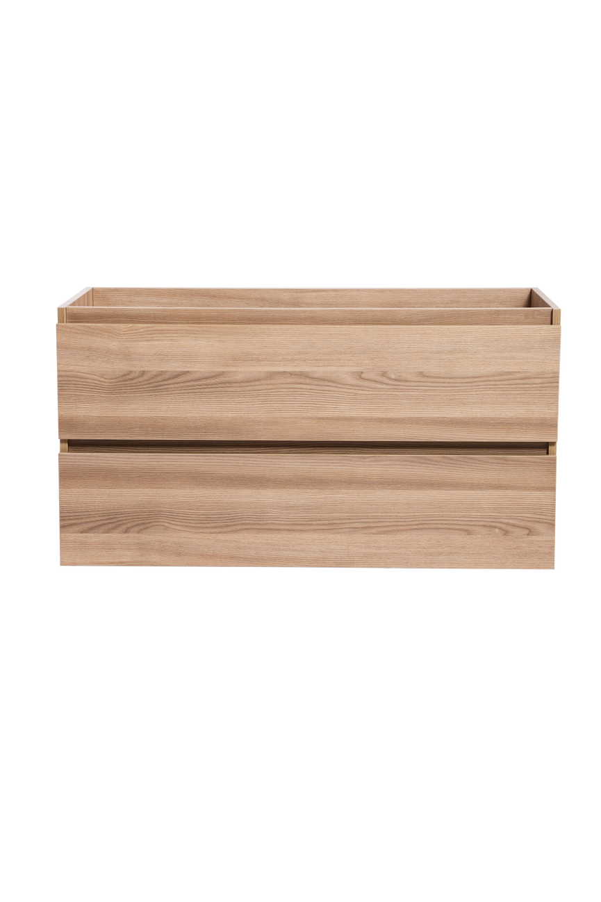 Vanité avec comptoir 40 pouces bois naturel