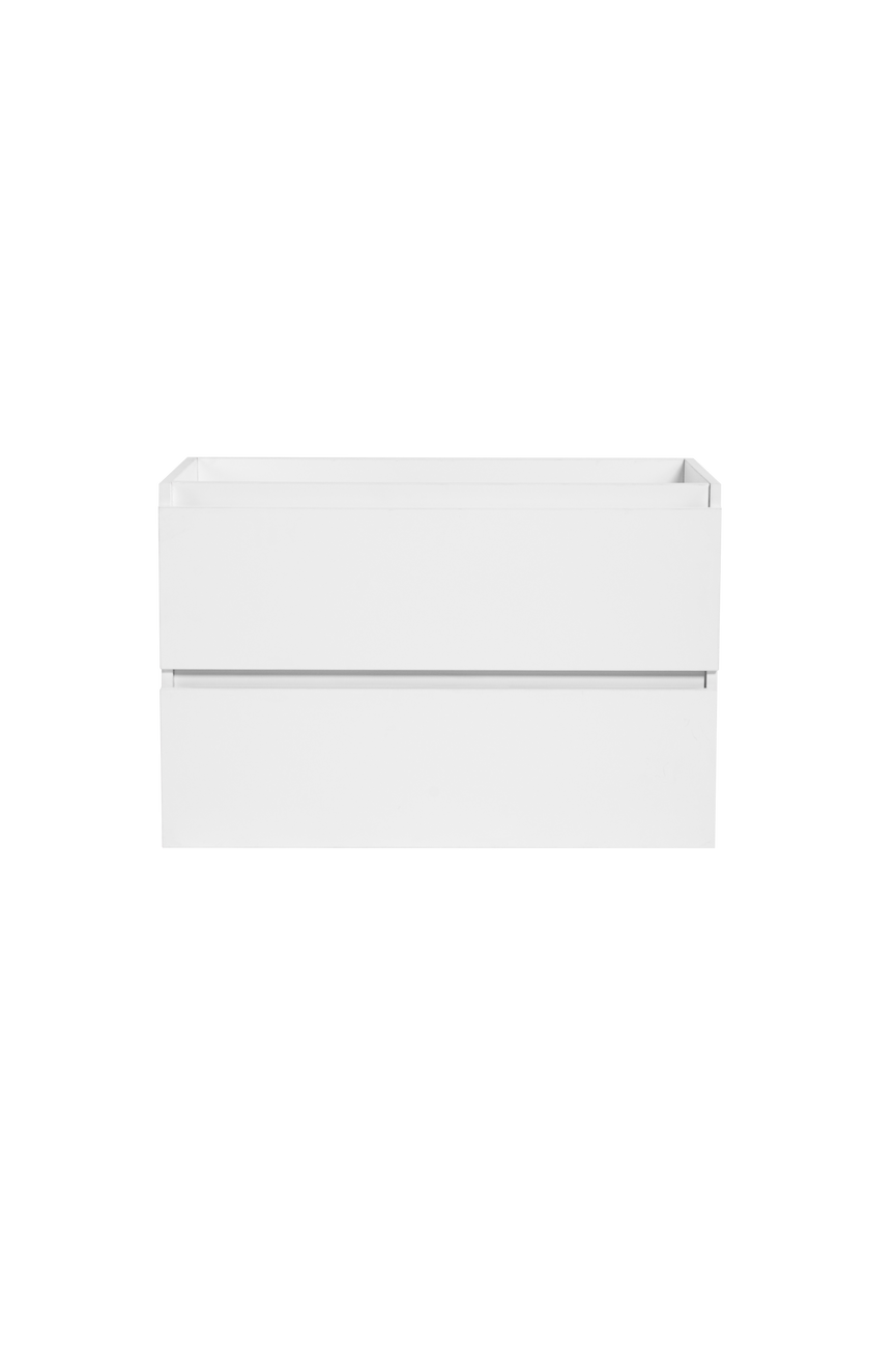Vanité avec comptoir 32 pouces blanc satiné