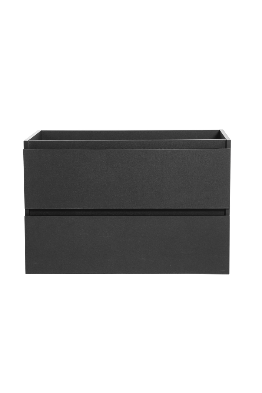 Vanité avec comptoir 32 pouces noir mat
