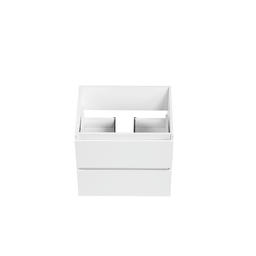 Vanity with 24-inch satin white countertop