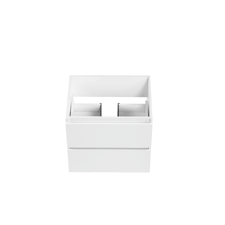 Vanity with 24-inch satin white countertop