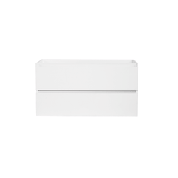 Vanité avec comptoir 40 pouces blanc satiné