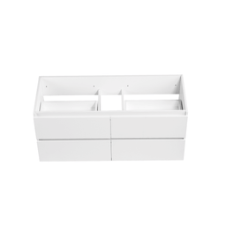 60-inch Vanity with Countertop -  Satin White