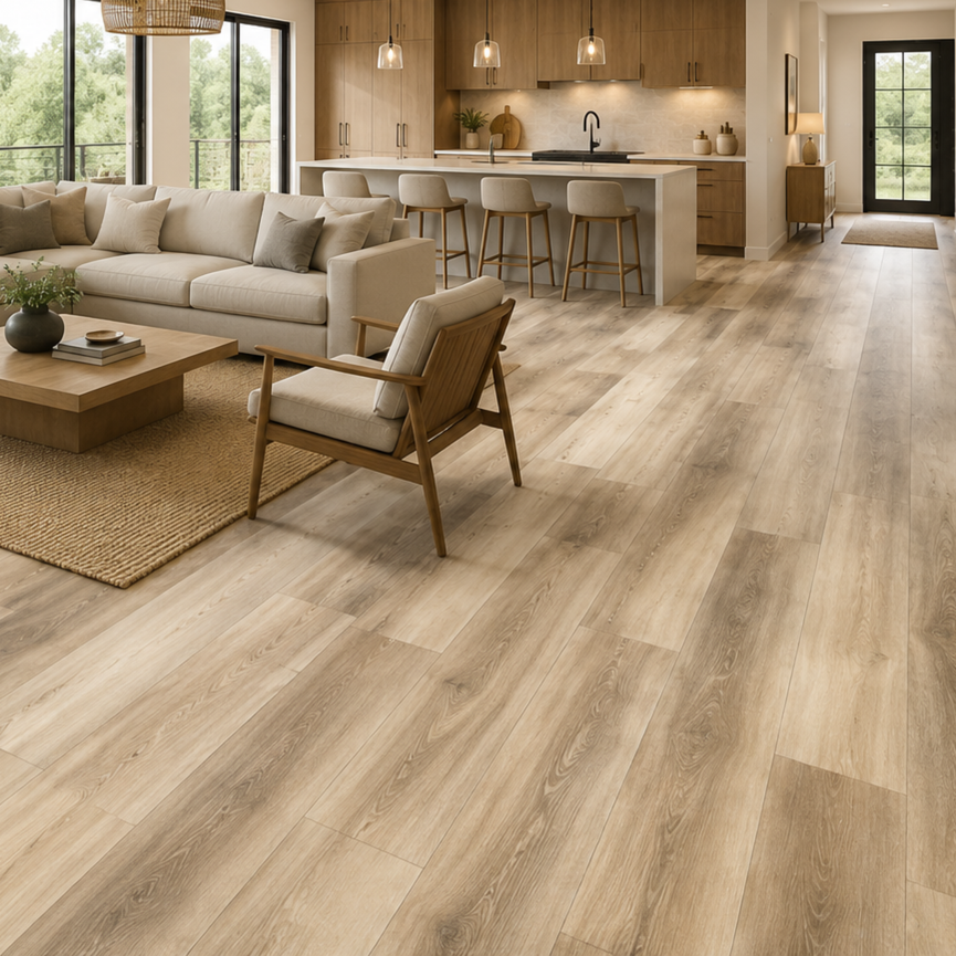 Vinyle SPC Merisier Naturel 6"x48"