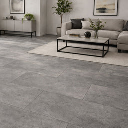 Vinyle SPC Béton Gris Moyen 12"x24"