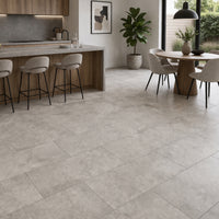 Vinyle SPC Béton Gris Pâle 12