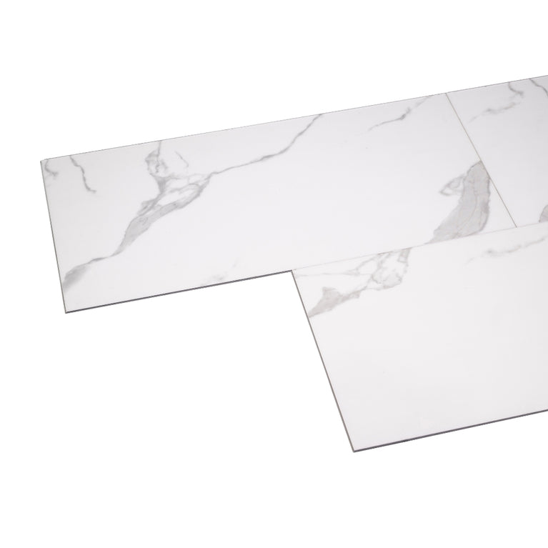 Vinyl SPC White Marble 12"x 24"